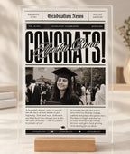 Headline Graduation Acrylic Plaque (Customized)