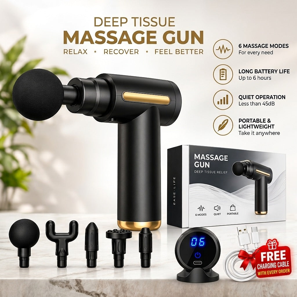 Rechargeable Deep Tissue Massage Gun