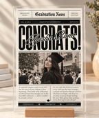 Headline Graduation Acrylic Plaque (Customized)